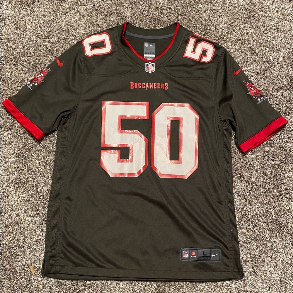 Tampa Bay Buccaneers Vita Vea Jersey Pewter